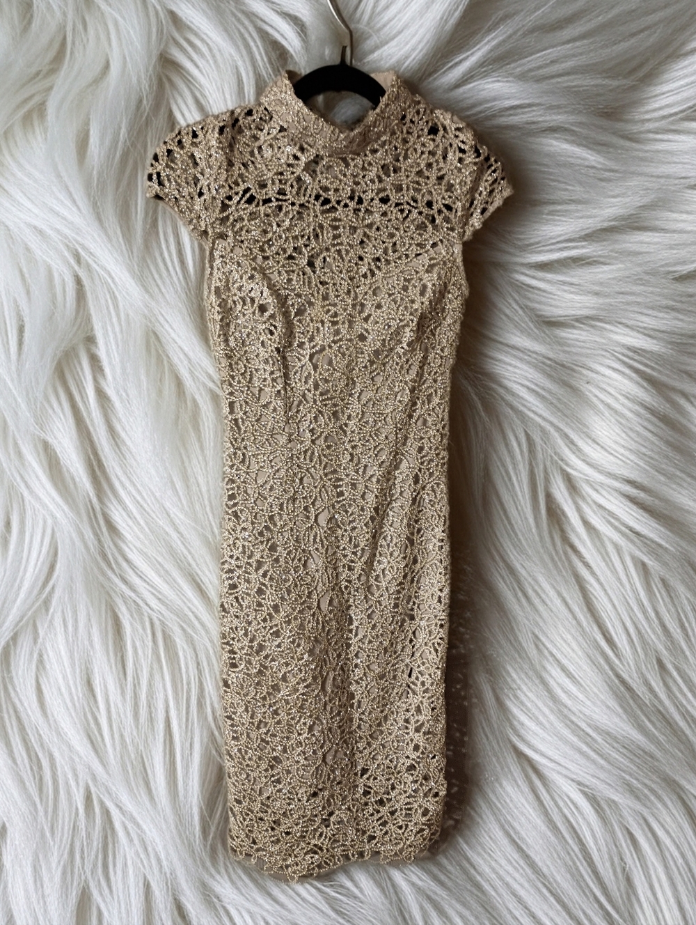 🎉✨ 2 For 10 ✨🎉.     Size 2 Silver Beaded Cheongsam Dress